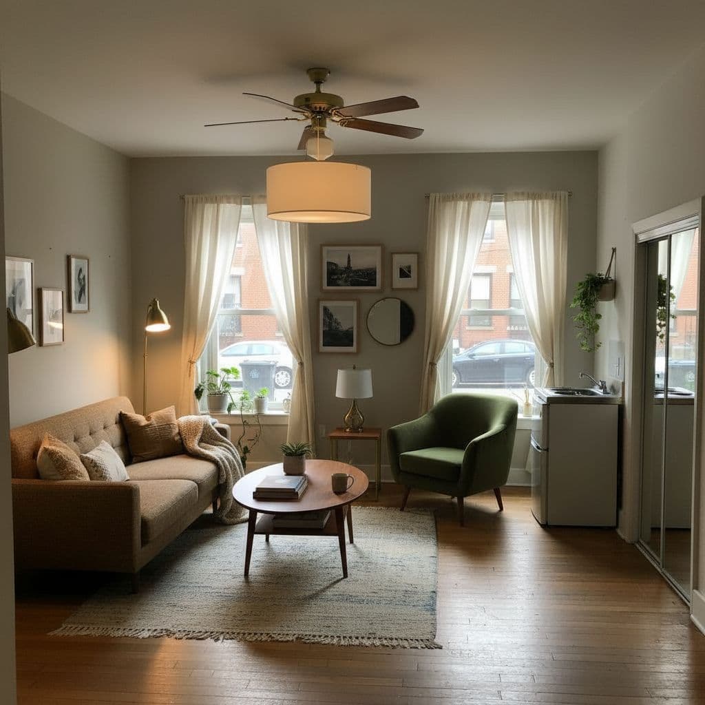 AI living room design example