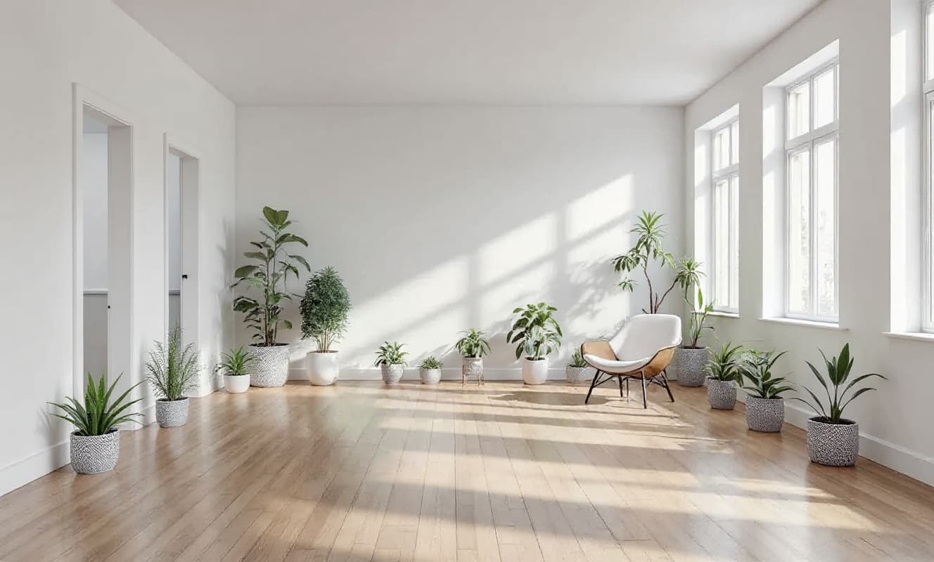 Room enhanced with Add Plants enhancement