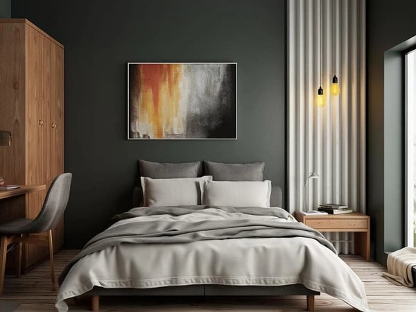 AI room design transformation 2 - before and after interior design using artificial intelligence