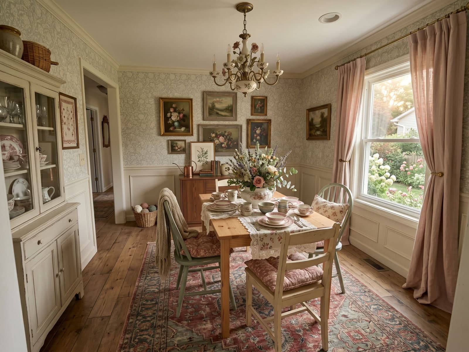 Cottagecore interior design style preview
