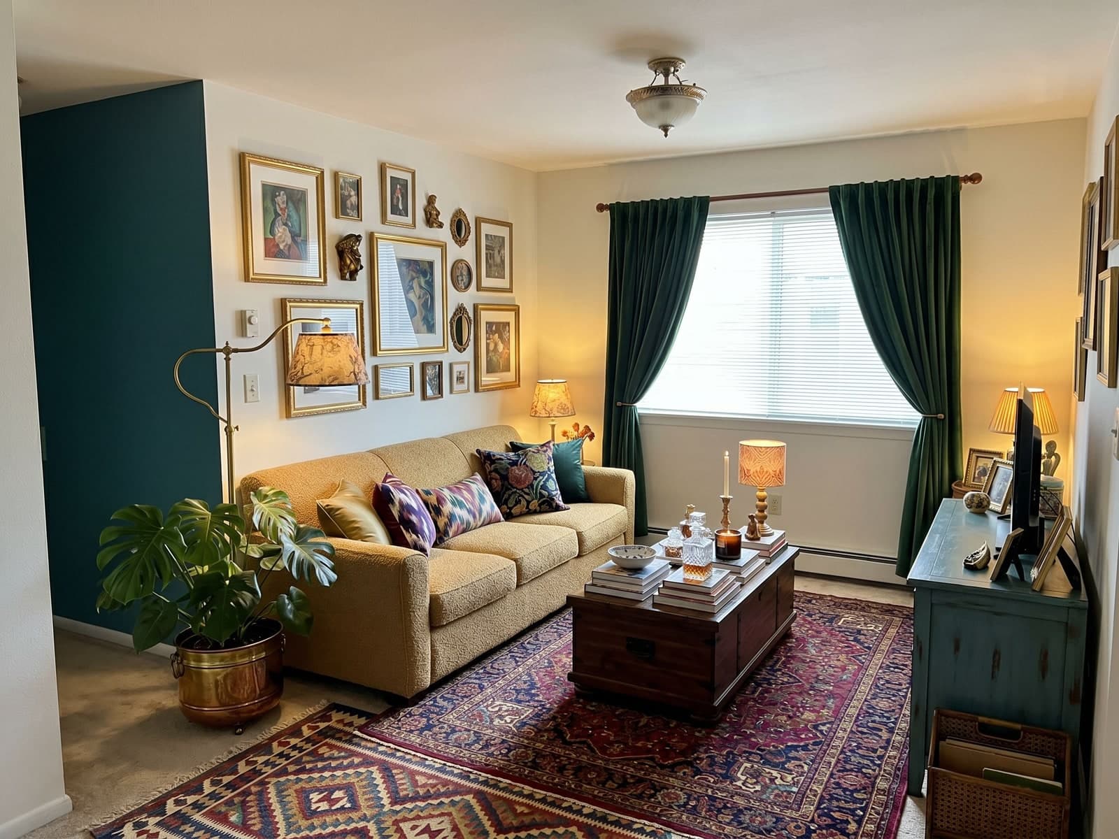 Cozy Maximalist interior design style preview