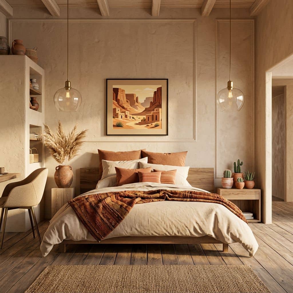 Desert Modern AI room design style
