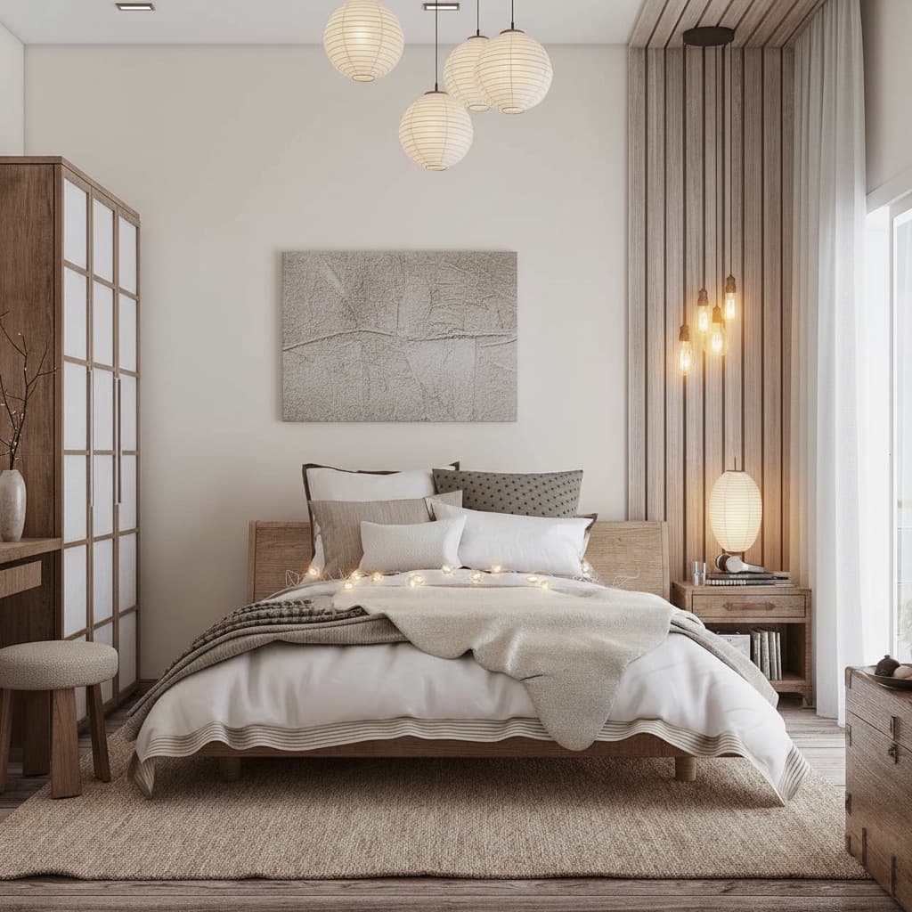 Japandi interior design style — preset on Decoratly