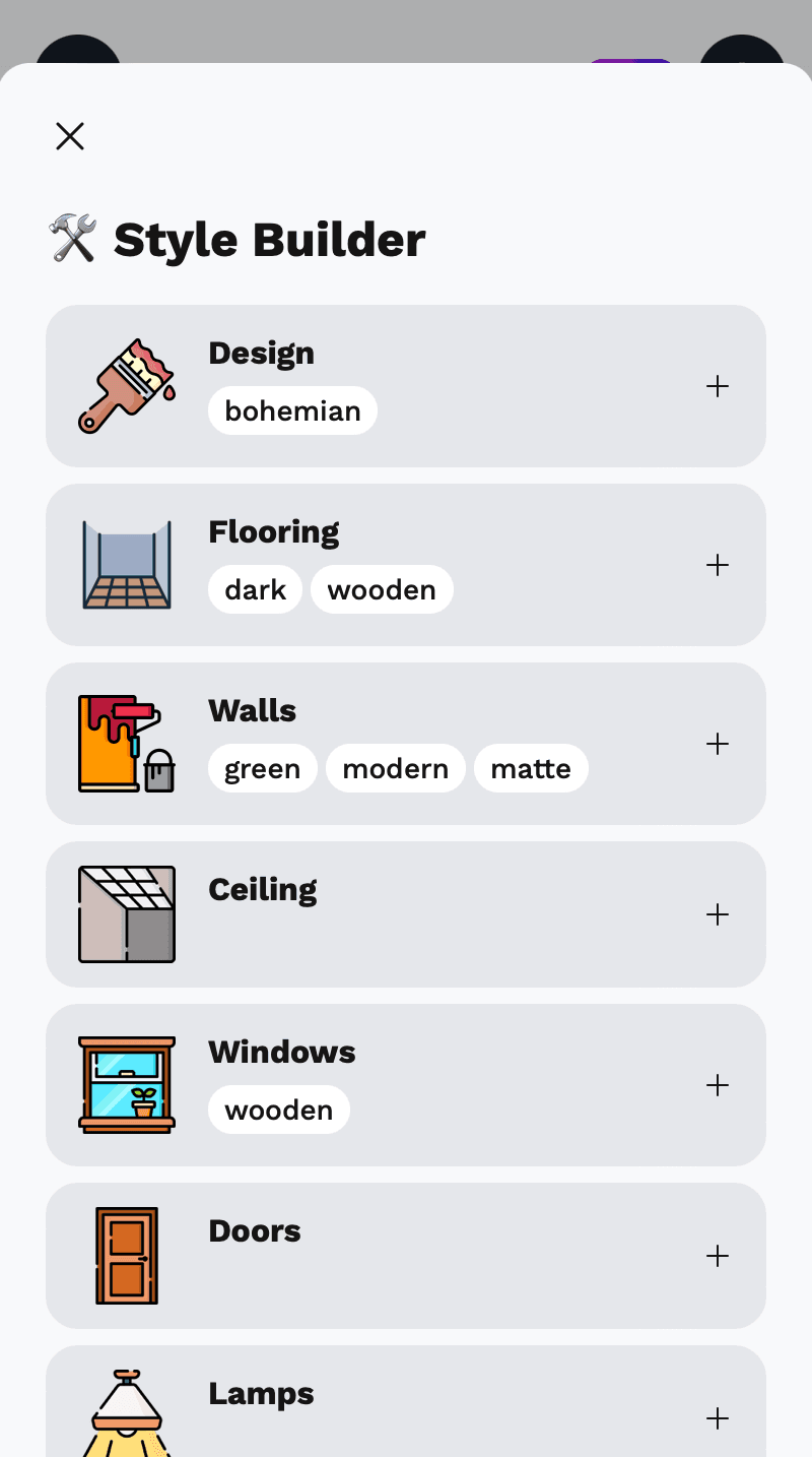 AI Interior Design Screenshot