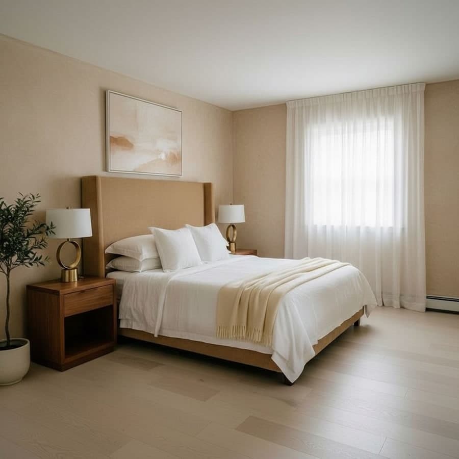 Bedroom quiet luxury redesign