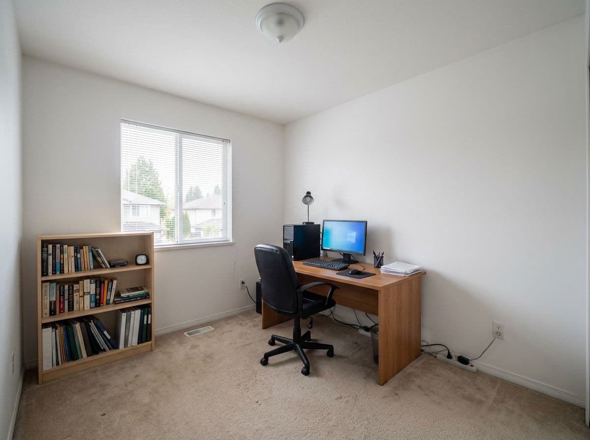 Before — home office ready for AI redesign