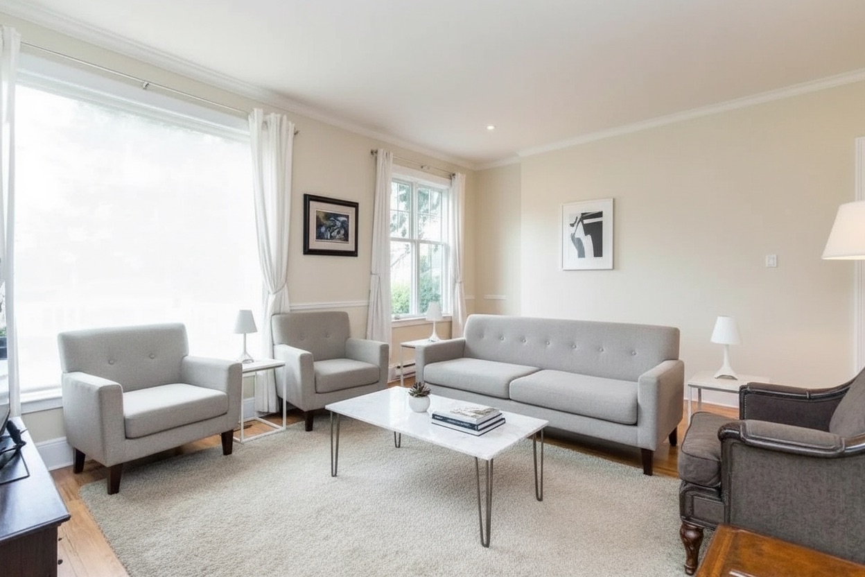 After transformation - Small Studio Apartment Transformation