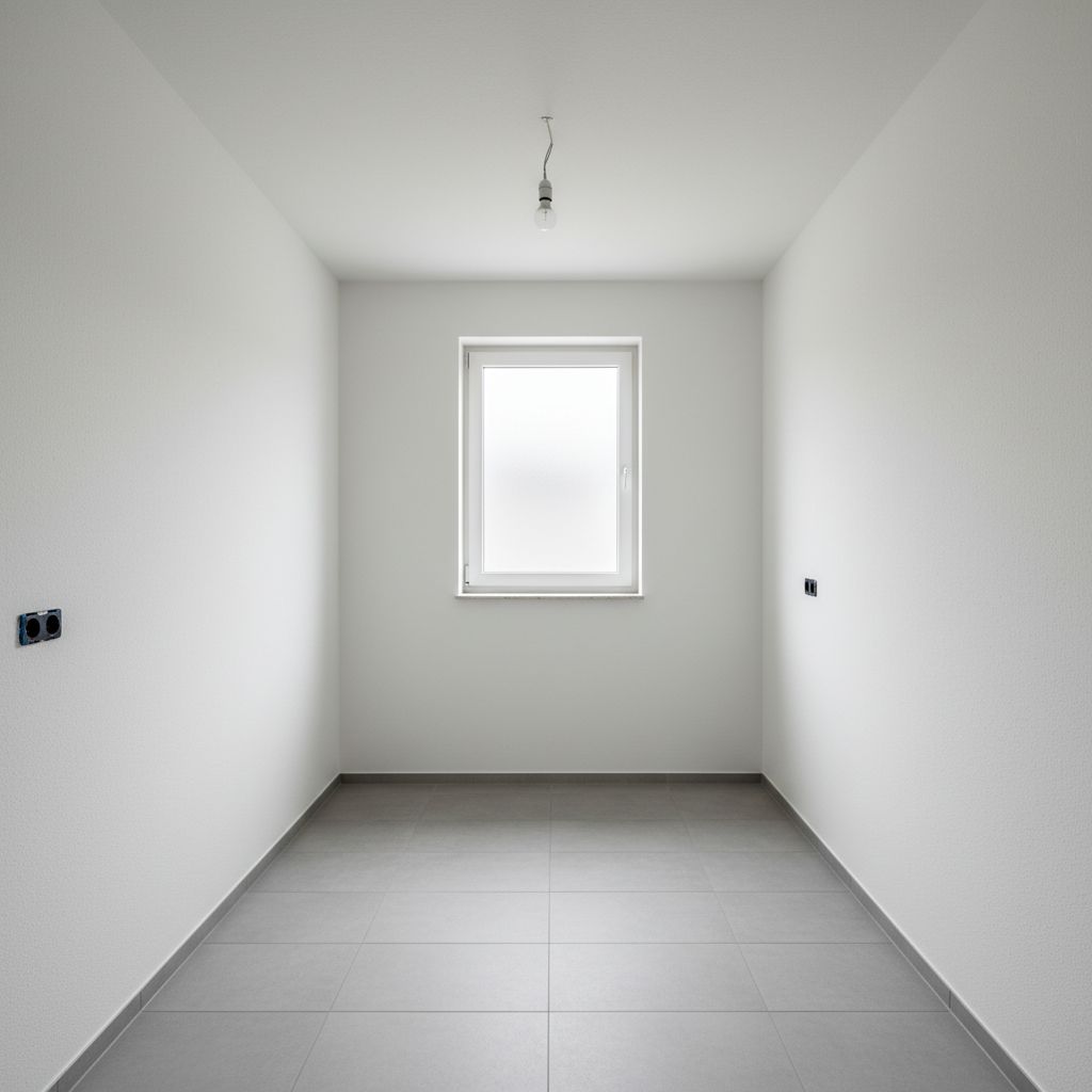 Bathroom before coastal interior design transformation