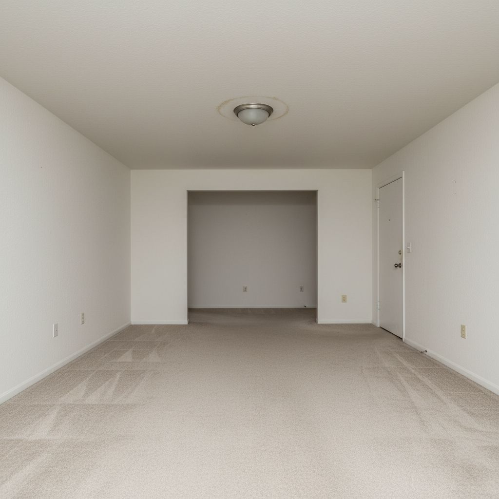 Old photo of a bedroom before redesign